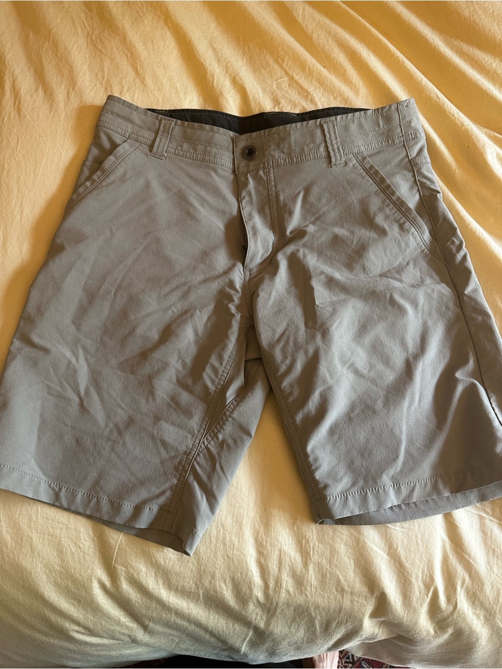 Kuhl Men's Lightweight khaki Athletic Shorts